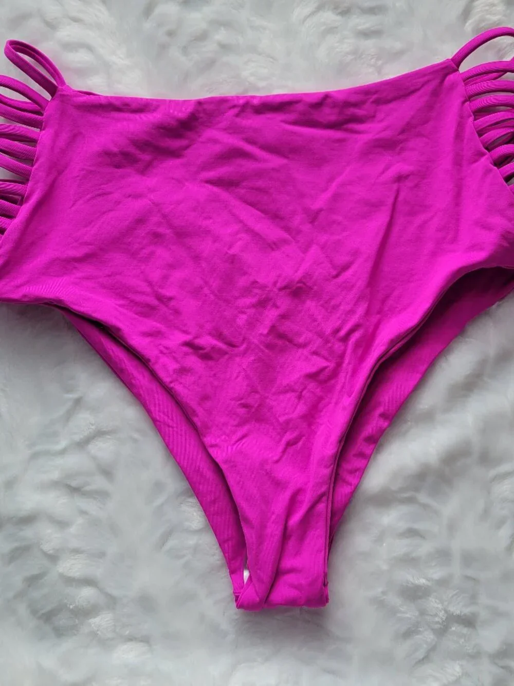 L*Space Bikini Bottom Women's Medium Pink Harrington Swimwear by Revolve NWOT